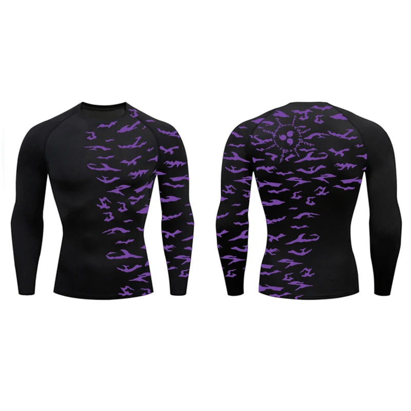 3D-Print Compressieshirt – Heren Design B