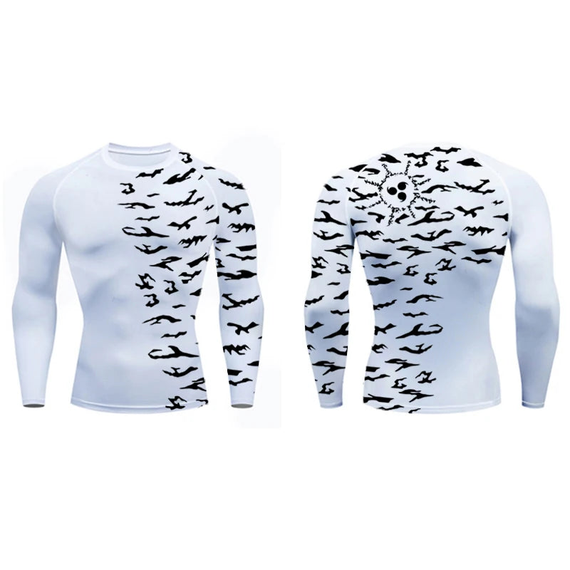 3D-Print Compressieshirt – Heren Design B