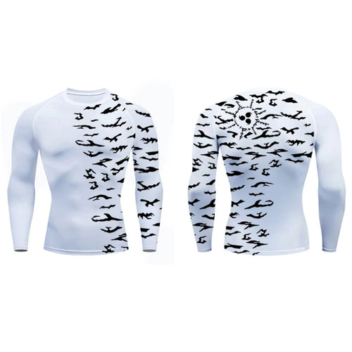3D-Print Compressieshirt – Heren Design B
