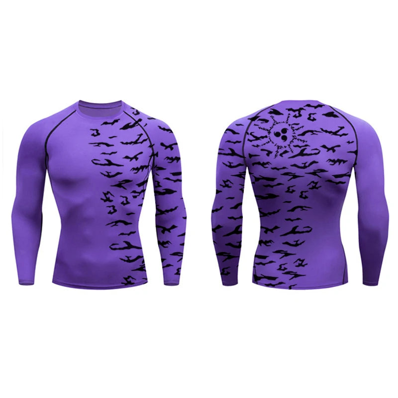 3D-Print Compressieshirt – Heren Design B