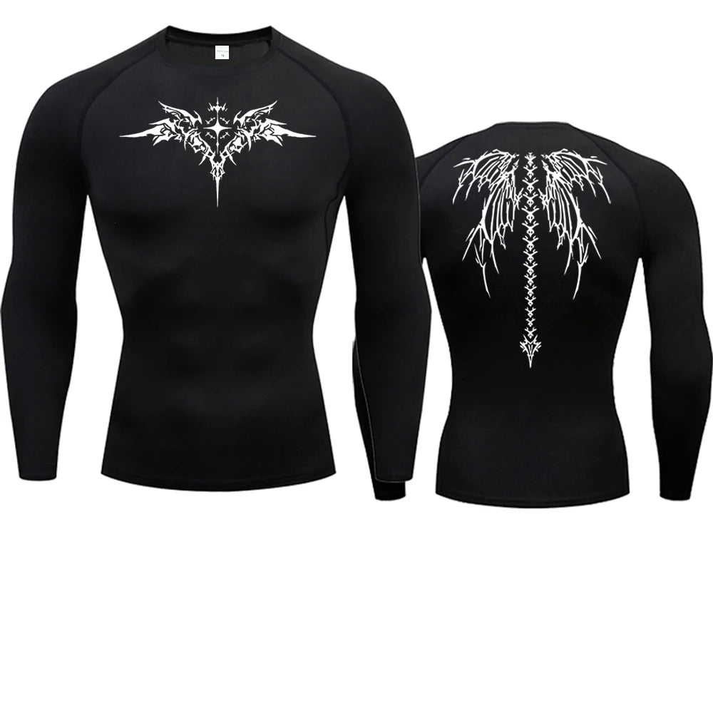 SKELETONWINGS COMPESSIE SHIRT
